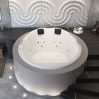 Banheira Hidromassagem Sollene Redonda Em Gel Coat Gran Luxo