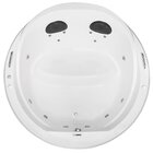 Banheira Hidromassagem Sollene Redonda Em Gel Coat Gran Luxo