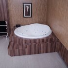 Banheira Hidromassagem Sollene Redonda Em Gel Coat Luxo Com A