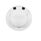 Banheira Hidromassagem Sollene Redonda Em Gel Coat Super Luxo