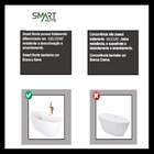 Banheira Imersao Freestanding De Luxo 1.50m