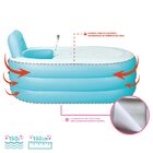 Banheira Inflável Portátil Com Encosto 150l Vg Plus Verde