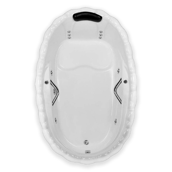 Banheira Lotus Individual COMPLETA com hidromassagem em acríl