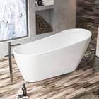 Banheira Luxo Freestanding Imersão Barcelona Branco 1,7m Pex