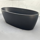 Banheira Luxo Freestanding Imersão Viena 170 Preto 1,7m Pex