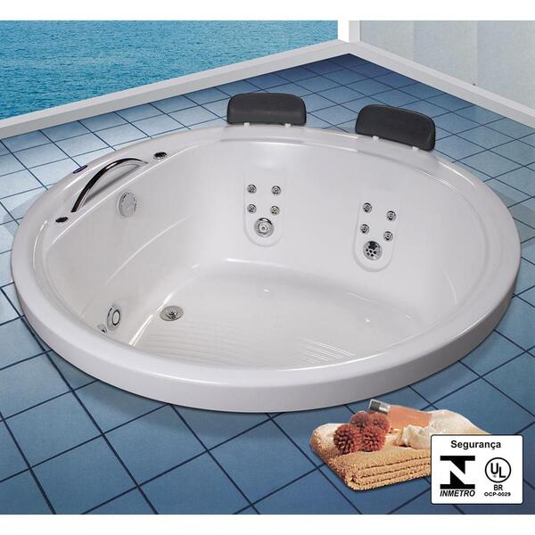 Banheira Málaga Slim 150x150x50 Gel Coat Albacete