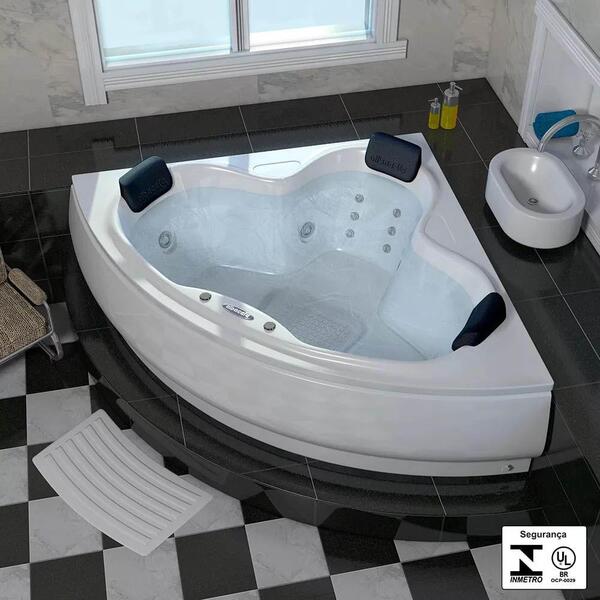 Banheira Marbella 6000 Slim 2,27x1,62x0,54 A-6 Gel Coat Albac