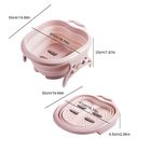 Banheira Massageador Para Pés Pedicure Portátil Bacia Dobrave