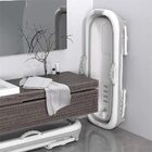 Banheira Ofurô Dobrável Portátil Adulto 148 Cm Cinza 260 Litr