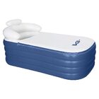 Banheira Ofurô Inflável Adulto Dobrável 120l Com Bomba Elétri