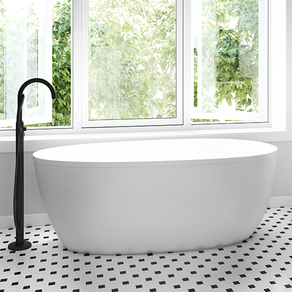 Banheira Oval 150x75x59cm Branco Troppo Jacuzzi