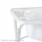 Banheira Plástica Para Bebê Branco Galzerano