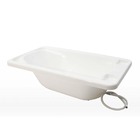 Banheira Plástica Para Bebê Branco Galzerano