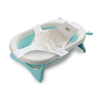 Banheira Portátil Para Bebê Fluffy  Até 18kgs Azul Maxi Baby