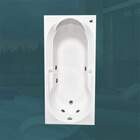 Banheira Retangular Búzios Com Hidro Em Acrílico (0,80 x 1,20