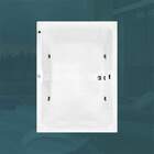 Banheira Retangular Denizard Com Hidro Em Acrílico (1,30 x 1,