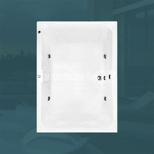 Banheira Retangular Denizard Com Hidro Em Acrilico (1,30 X 1,