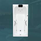 Banheira Retangular Manaus Completa Com Hidro Em Acrílico (0,