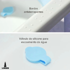 Banheira Retrátil Infantil Portátil 30l Menino Azul Lorben