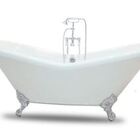 Banheira Vitoriana Branca Vintage