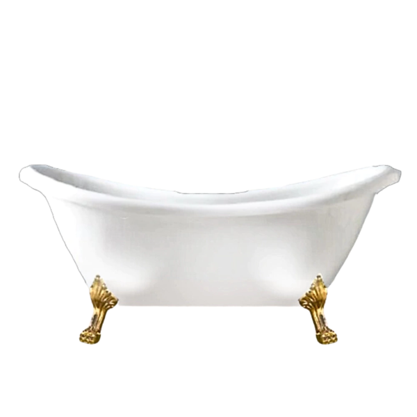Banheira Vitoriana Branca Vintage