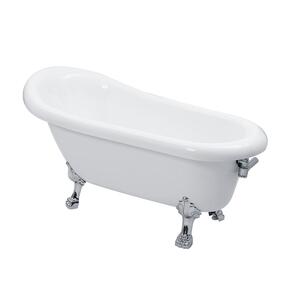 Foto de Banheira Vitoriana Freestanding Imersão Acrílico 155 cm Jade