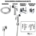 Banheiro Luxo Cromada Completo Deca Torneira Quadrada Alta 1.