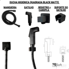 Banheiro Luxo Preto Fosco Completo Docol Torneira Baixa 1.1/4