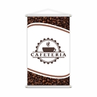 Banner Cafeteria Grãos Café Xícara Bebida Lona 80x50cm