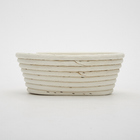 Banneton cesto de pão oval para até 650g 21cm