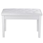 Banqueta,banco P/piano,c/assento P/2 Pessoas,baú,branco