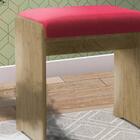 Banqueta 100% Mdf Stilo Teca Fênix