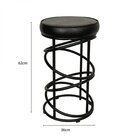 Banqueta 62cm Londres  Preto