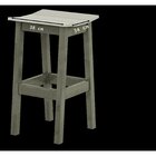 Banqueta 70cm Trevo  Pinhão/branco