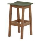 Banqueta 70cm Trevo  Pinhão/verde Musgo