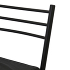 Banqueta Aço Baixa Paris Preta 60x39cm