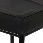 Banqueta Aço Baixa Paris Preta 60x39cm