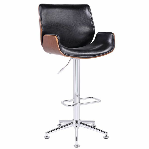 Banqueta Agra Giratória Com Regulagem De Altura E Base Estrel