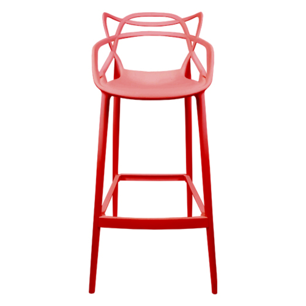 Banqueta Allegra Alta Cozinha Americana Bar Balcão Vermelho