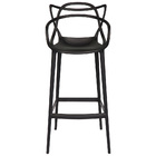 Banqueta Allegra Masters 100% Polipropileno Preta