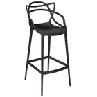 Banqueta Allegra Masters 100% Polipropileno Preta