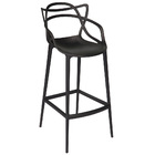 Banqueta Allegra Masters 100% Polipropileno Preta