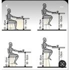 Banqueta Allegra Masters 100% Polipropileno Preta