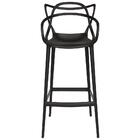 Banqueta Allegra Masters 100% Polipropileno Preta