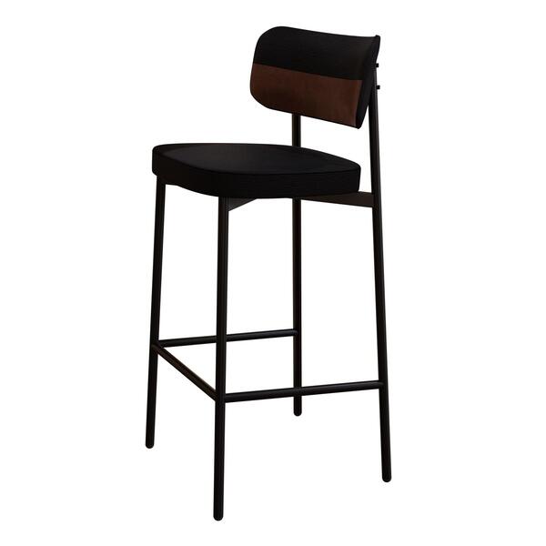 Banqueta Alloa Fixa Pés 50 X 44,7 X 103,5 Mm C/ Pés Pretos