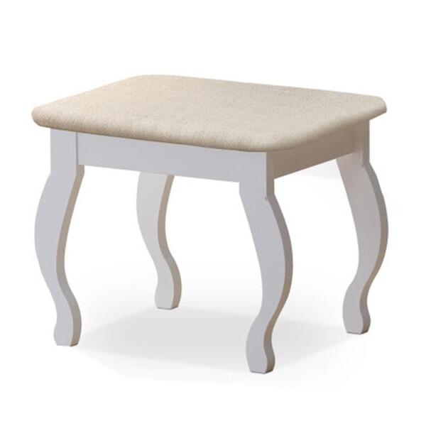 Banqueta Almofadada Para Penteadeira Camarim - Móveis Luapa