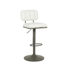 Banqueta Alta ABS com Encosto Ananda 89,5cm Terracota Aço Plicosa