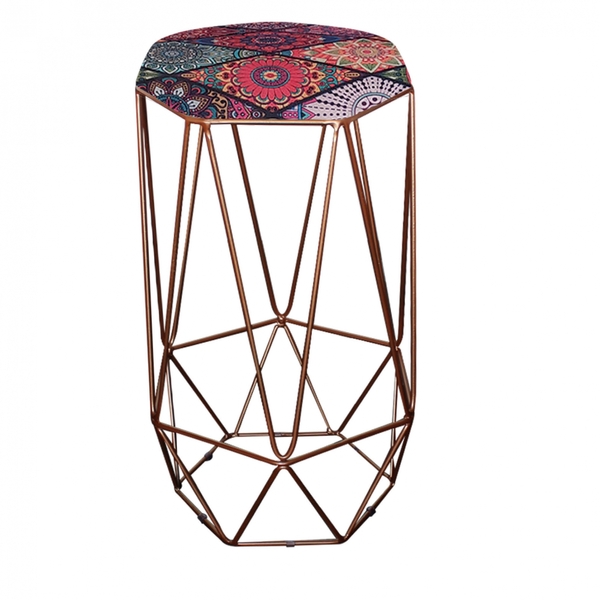 Banqueta Alta Aramado Liz Para Cozinha Bar Balcão Bistrô Hexá