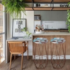 Banqueta Alta Aramado Liz Para Cozinha Bar Balcão Bistrô Hexá