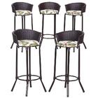 Banqueta Alta Bali Pedra Ferro A04 - 5un Para Balcao Cozinha